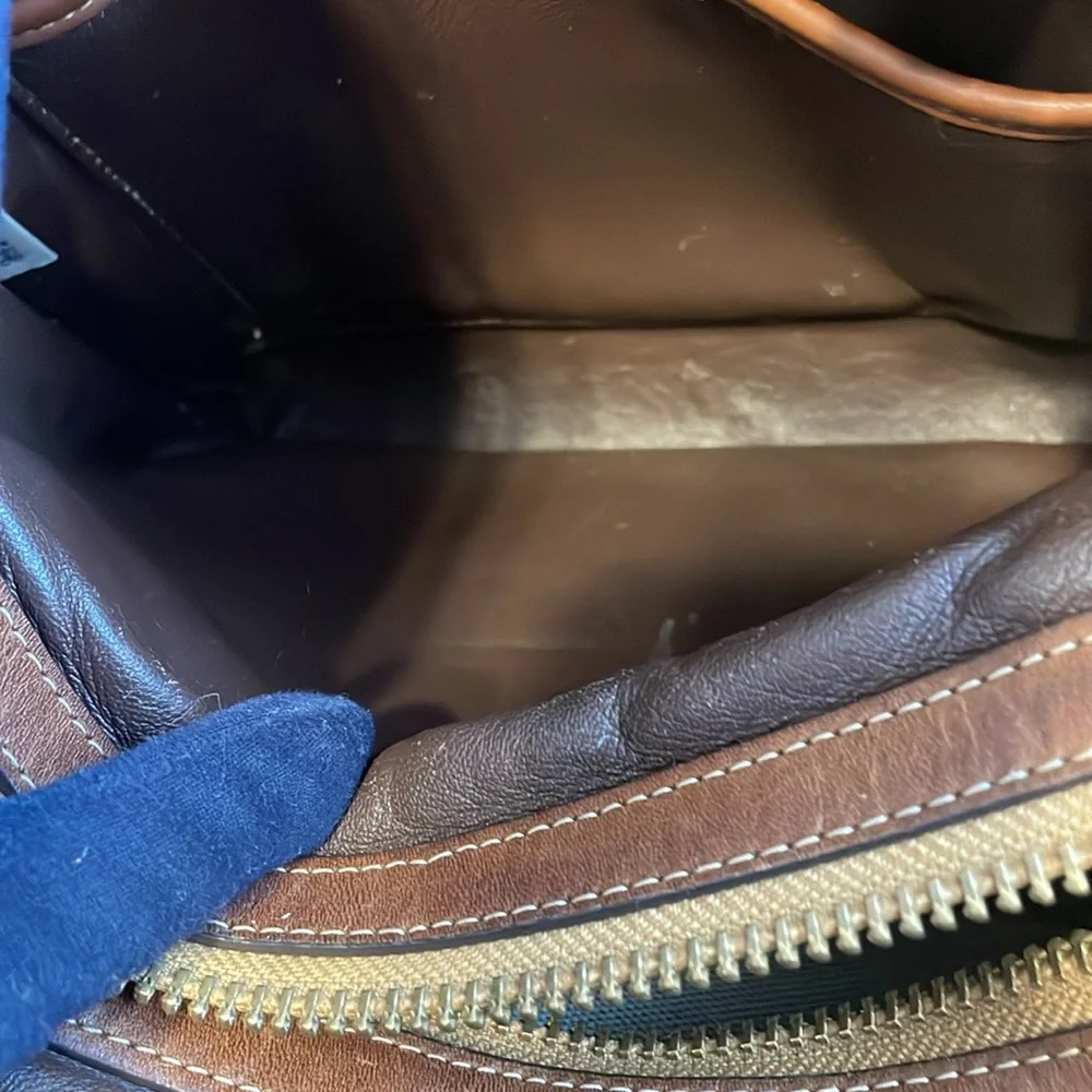 COACH X KŌKI Rogue 25 Natural Leather With Daisy Japan Limited W/ dustabg - Picture 4 of 15